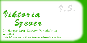 viktoria szever business card